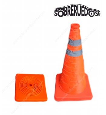 Cono de seguridad retractil 45cm