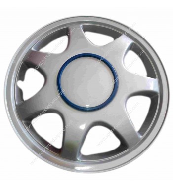 Tapa de Rueda 14" Gris/Azul CF80424SBLU