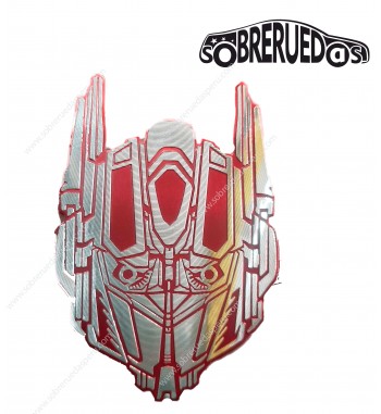 Sticker Adhesivo Transformer Rojo 12.5cm*8cm