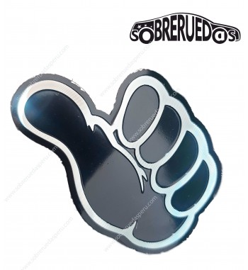 Sticker Adhesivo Metal de plastico OK 7.5cm*10cm