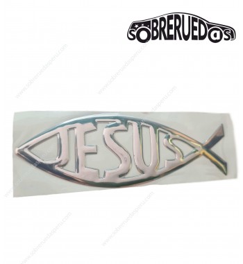 Sticker Adhesivo Plastico Acrilico JESUS  5cm*15cm